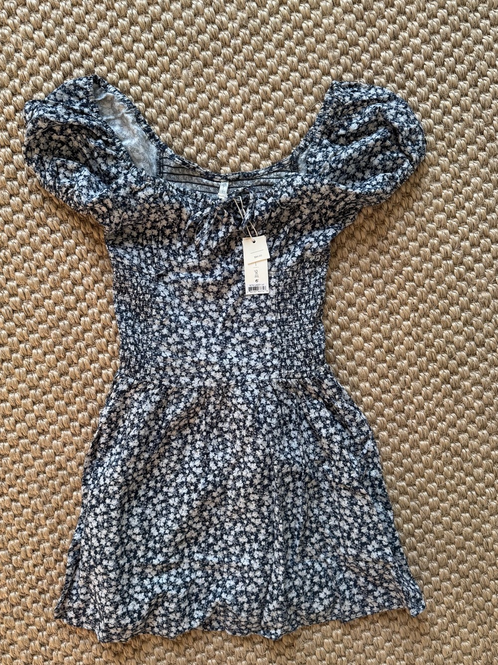 NWT Rylee + Cru Teen Alex Dress Navy Floral size 14y - Picture 7 of 8